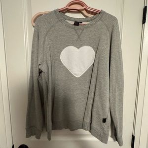 Wooly Doodle Love Crew - Grey - Large